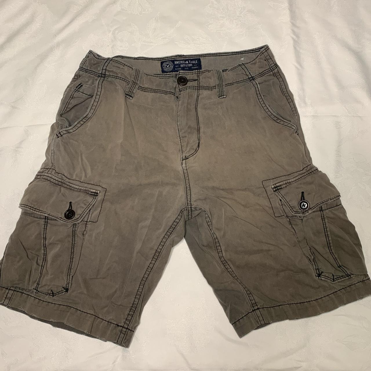 American Eagle Men's Grey Shorts | Depop