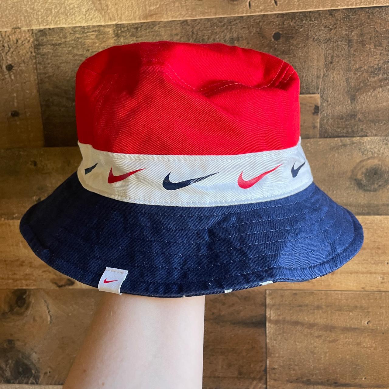 Reversible Nike Bucket Hat Size M L American Flag Depop