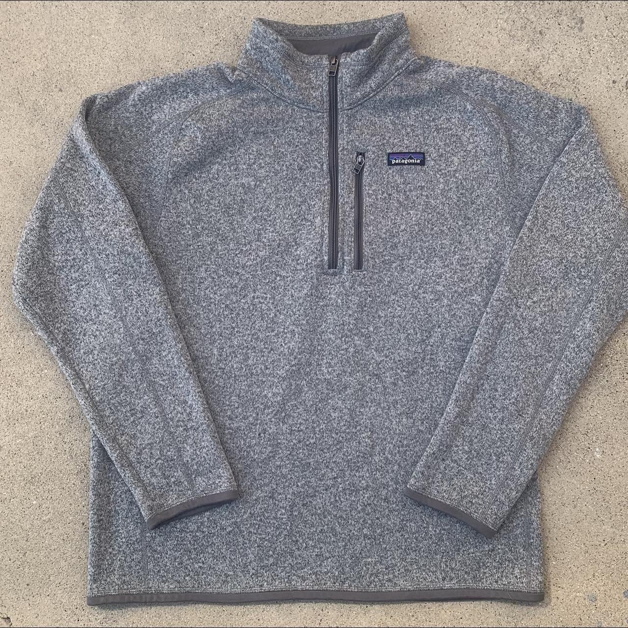 Men's Patagonia Heather Gray Better Sweater Fleece... - Depop