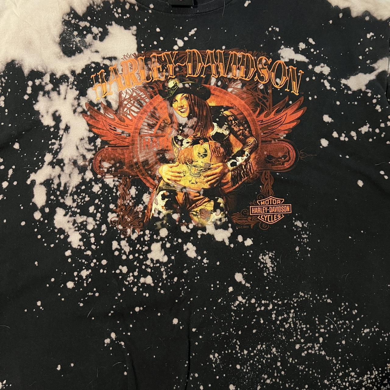 harley davidson tie dye long sleeve