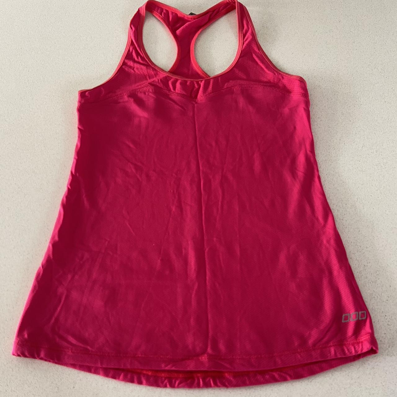 Lorna Jane hot pink singlet top. Perfect condition... - Depop