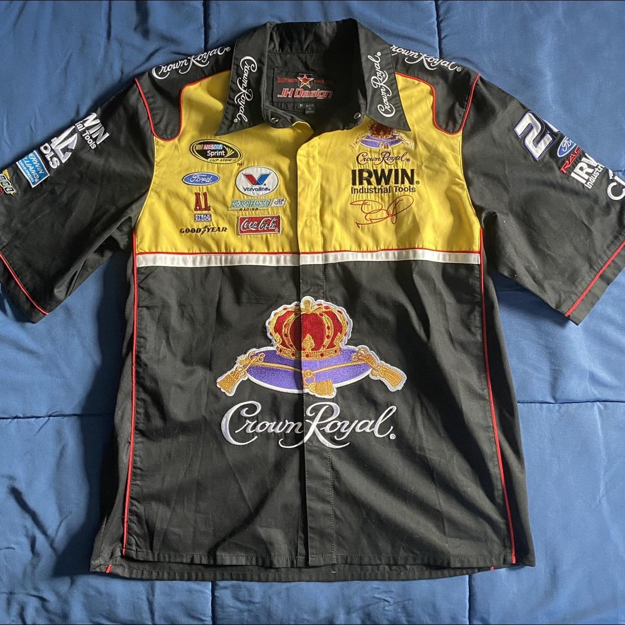 Crown Royal NASCAR Shirt - mint condition, never... - Depop