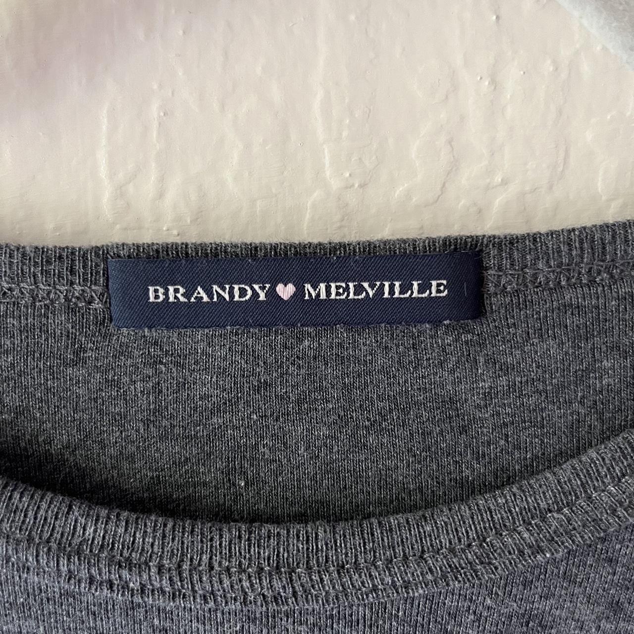 brandy melville hailie layered long sleeve - one... - Depop