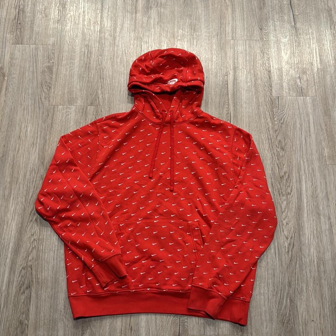 All red nike hoodie online