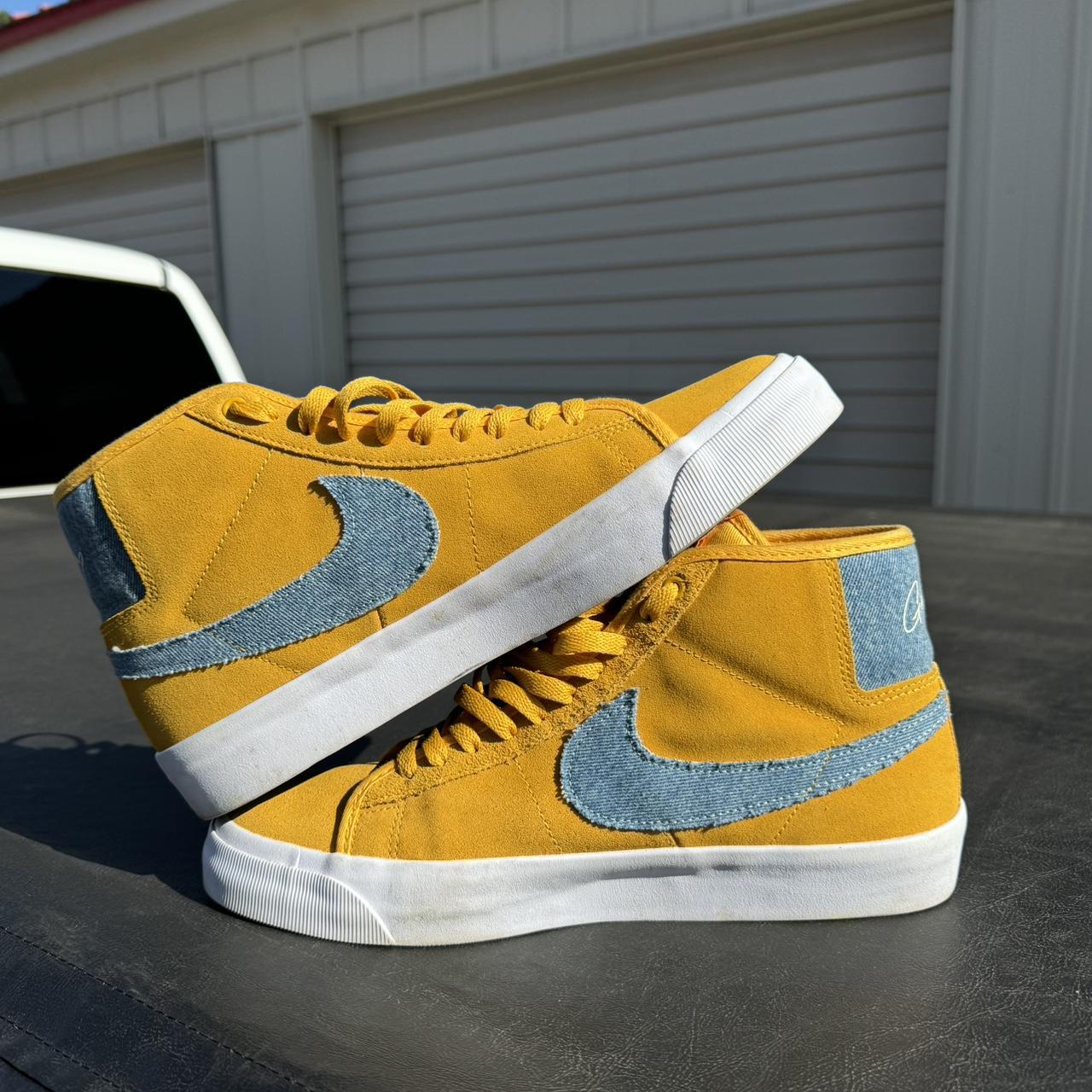 nike blazer high mens yellow