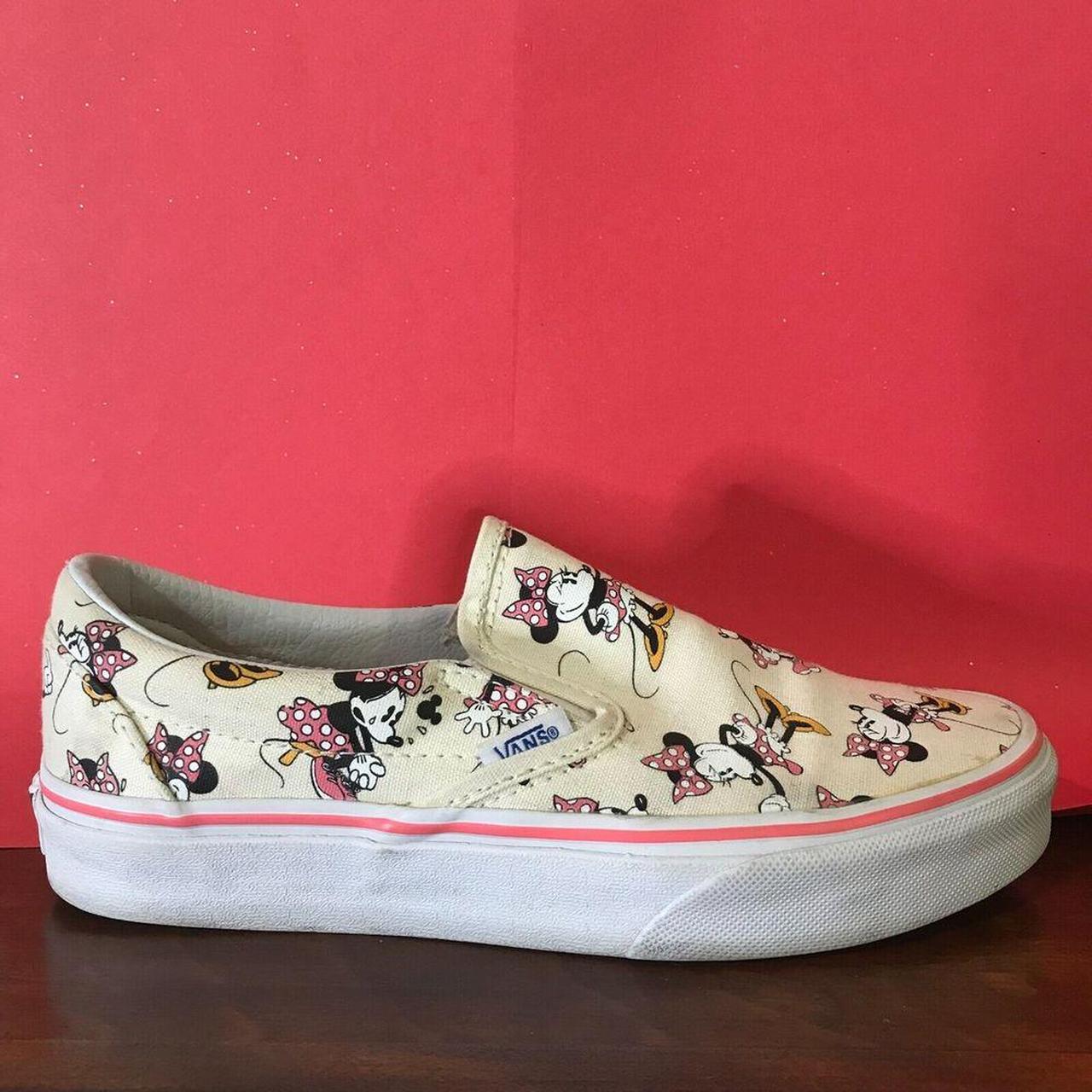 Vans x Disney Womens 6 Minnie Mouse Slip On. Depop