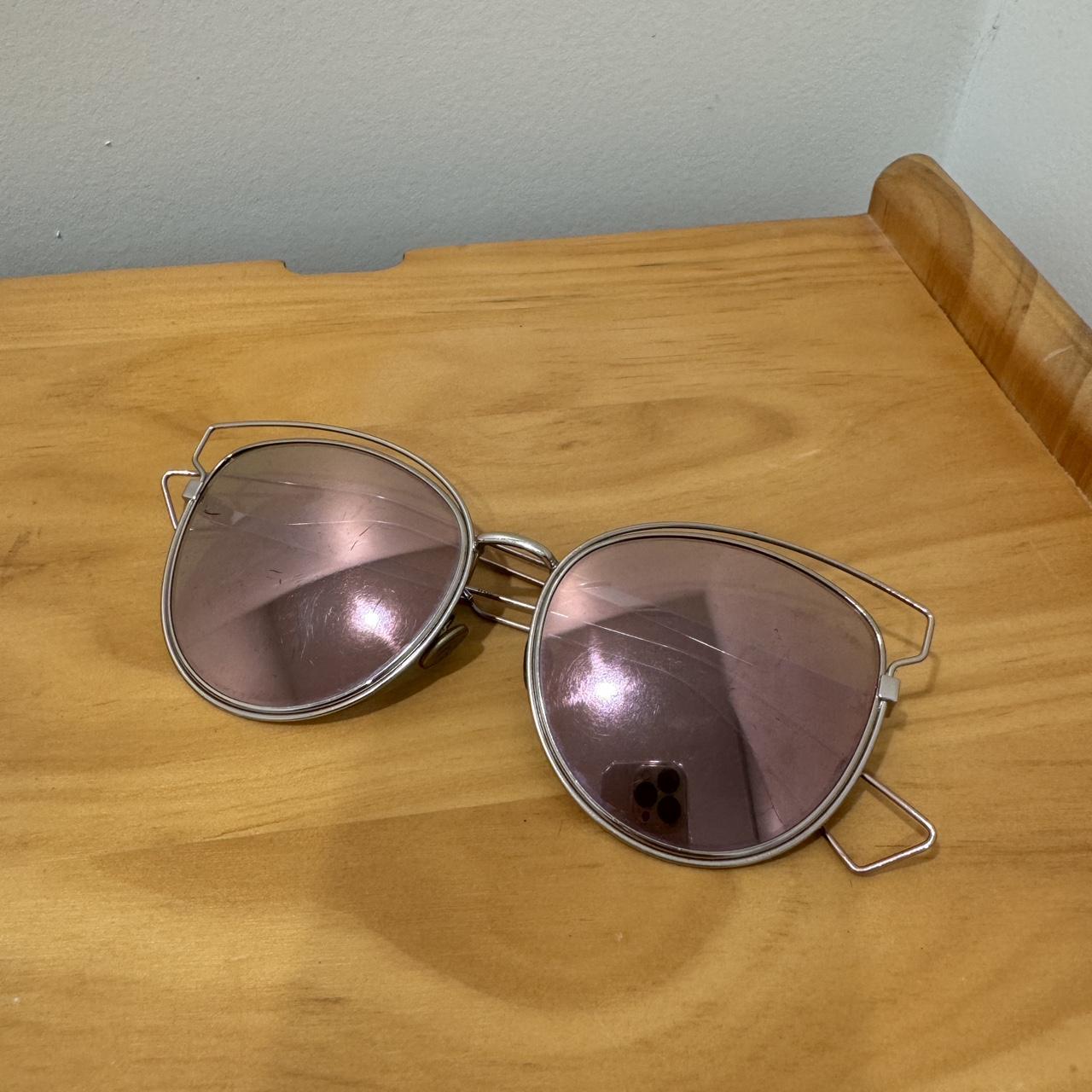 Dior rose gold mirrored sunglasses online