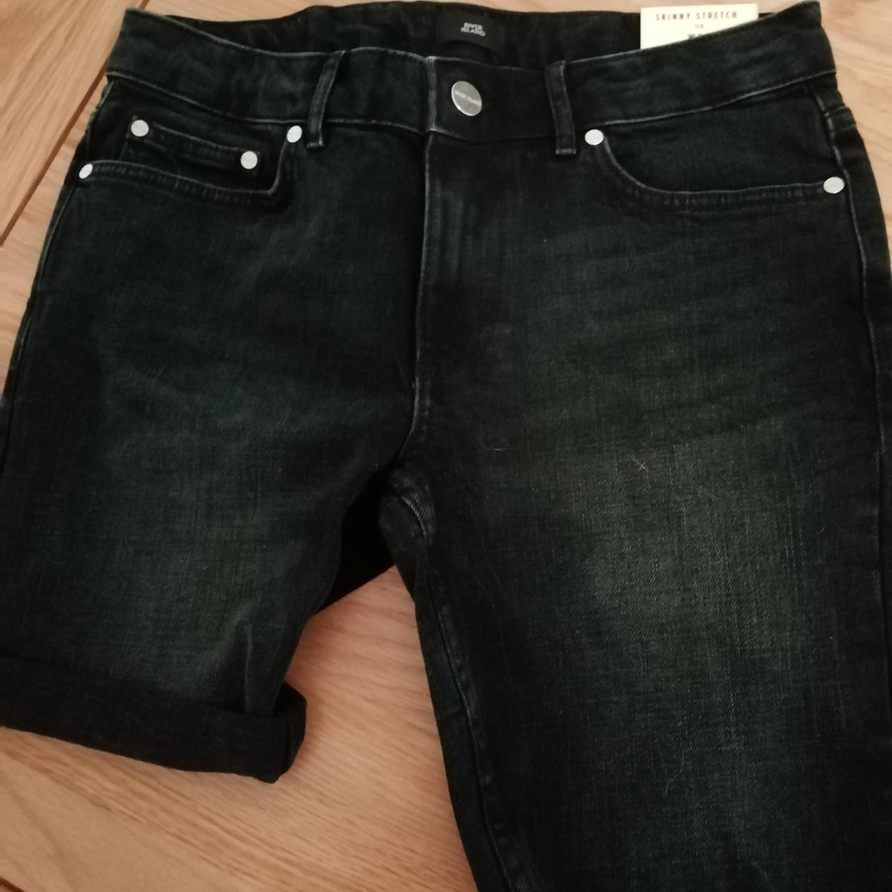 black skinny fit jeans size small brand new w 28 - Depop