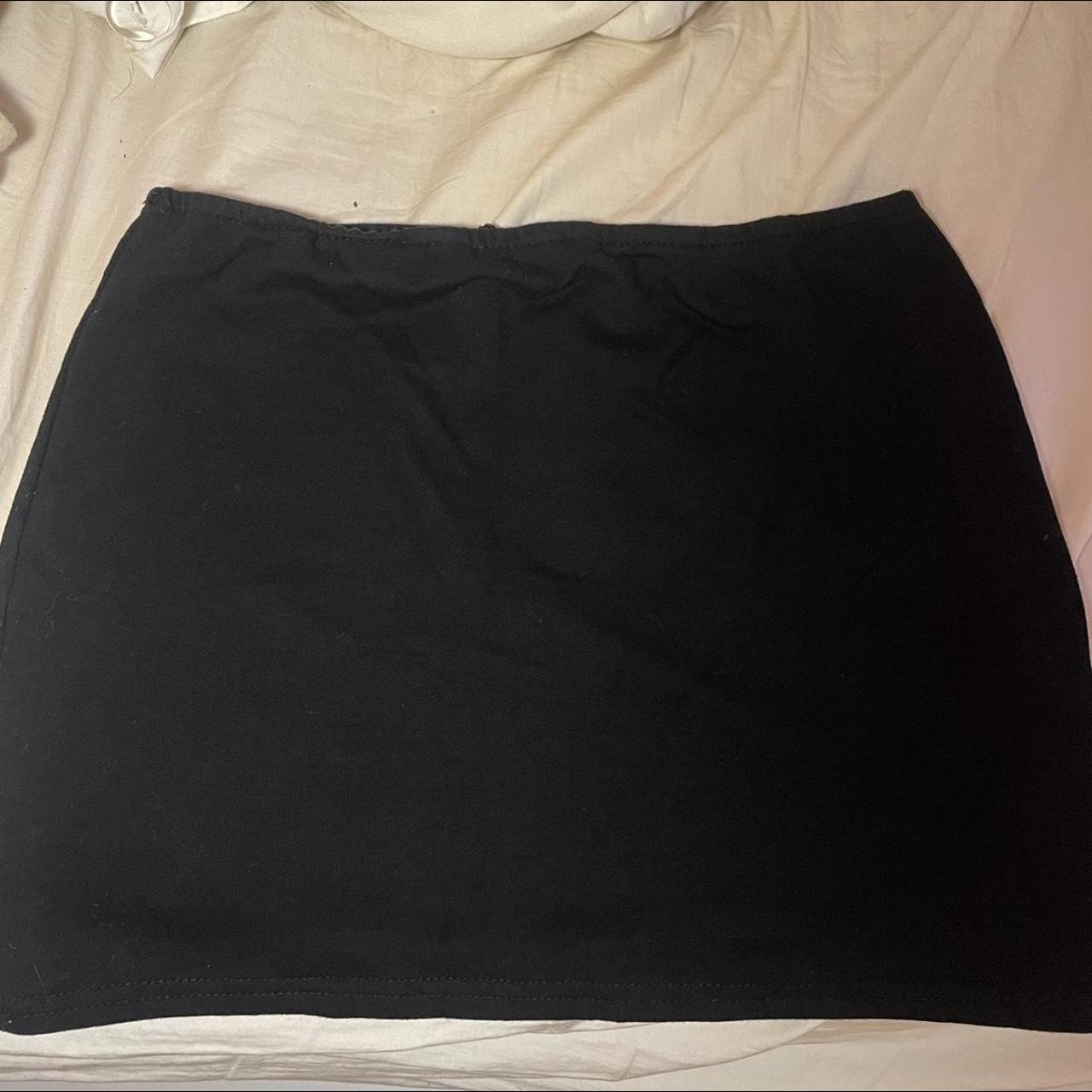 Edkited Aisha low rise black mini skirt brand new... - Depop