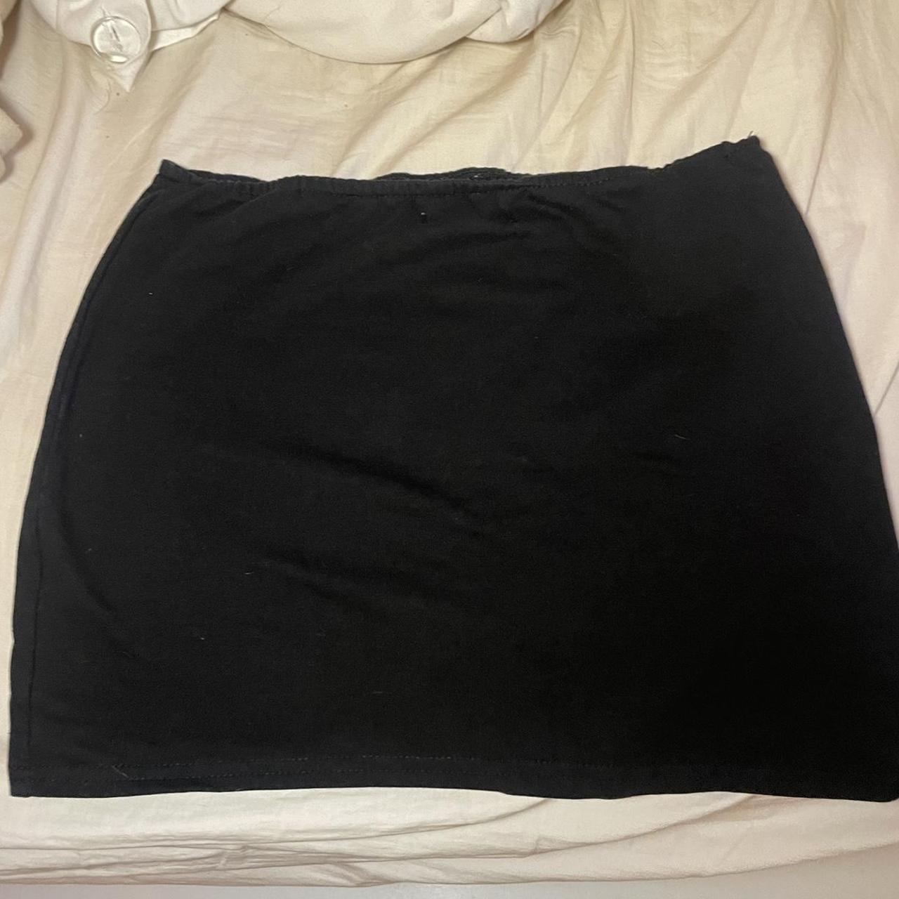 Edkited Aisha low rise black mini skirt brand new... - Depop