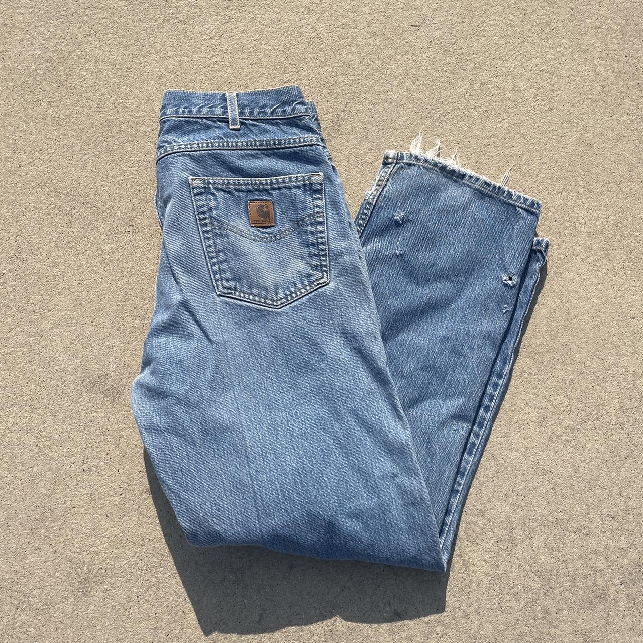 vintage carhartt jeans come as pictured size 38 x 34 - Depop