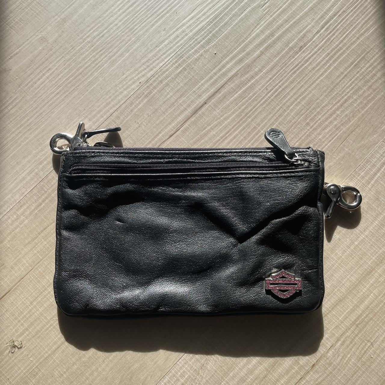 Harley davidson hotsell leather purse