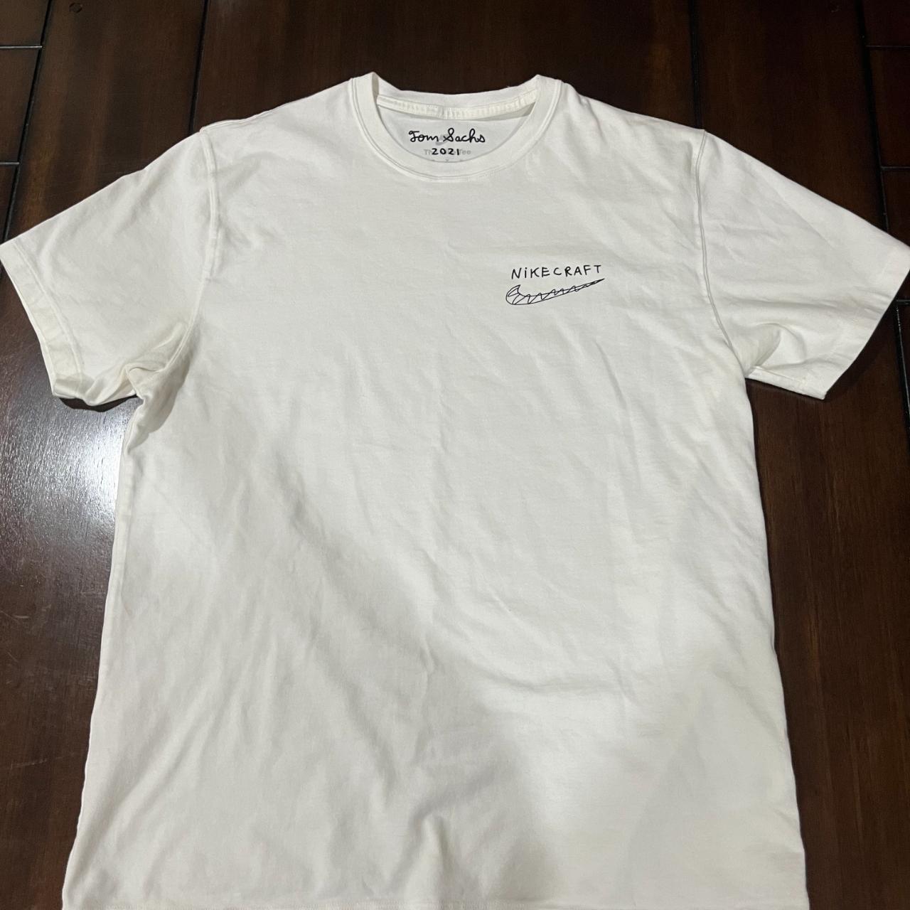 Nike x Tom Sachs Nikecraft Studio Tee T-shirt White... - Depop