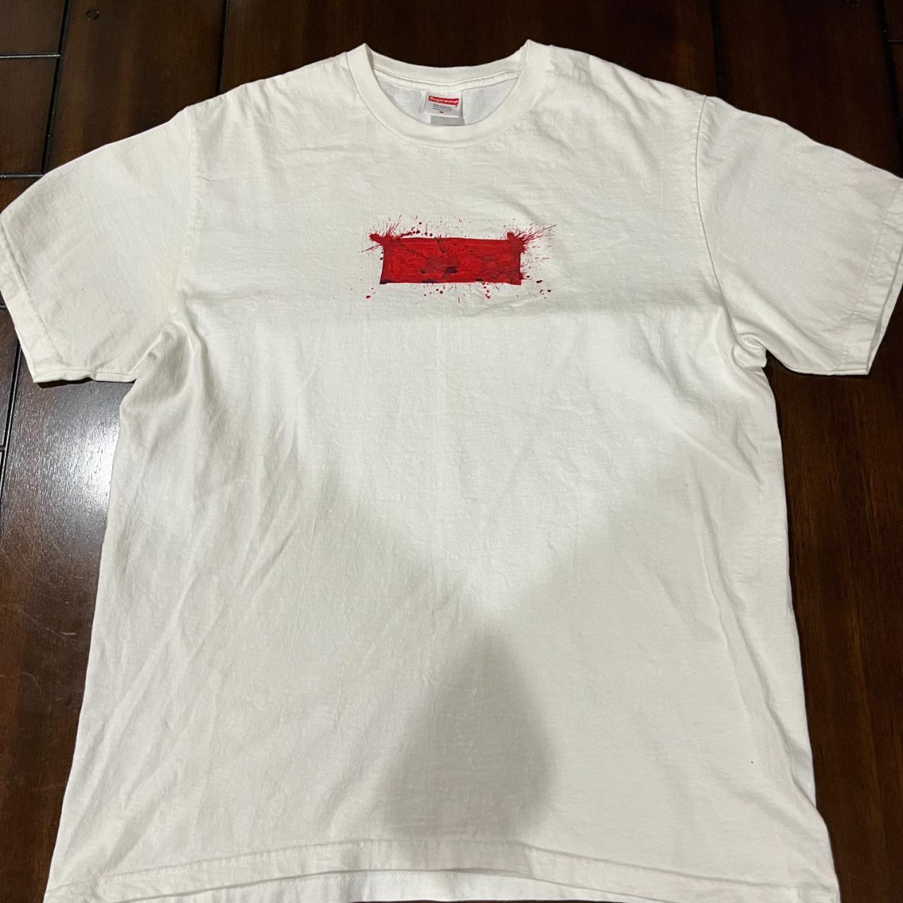 Sample scratch box shop logo tee