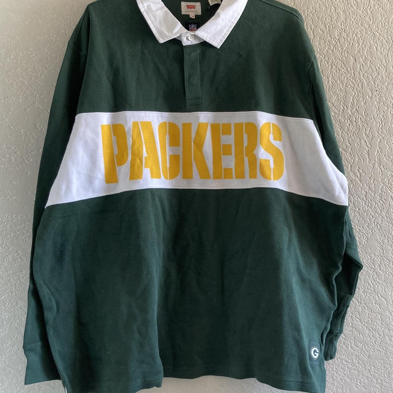 green bay packers rugby shirt