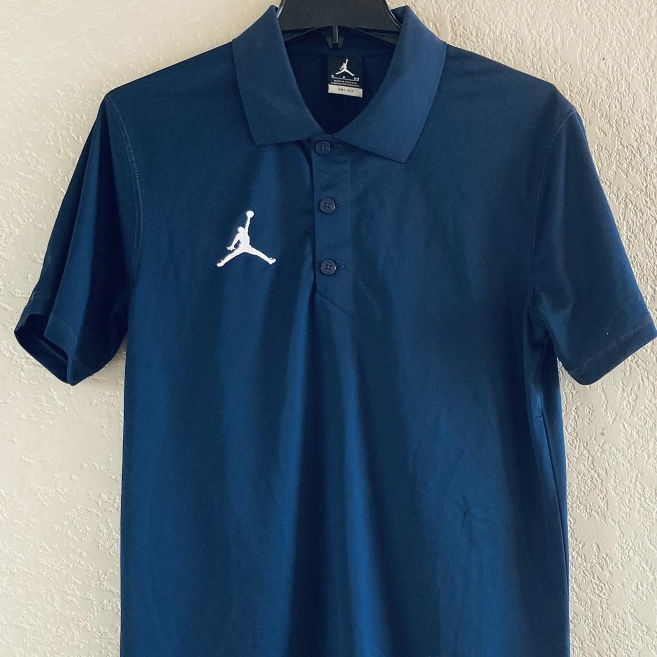 Jordan Jumpman Golf Polo Men’s Size S Blue New With... - Depop