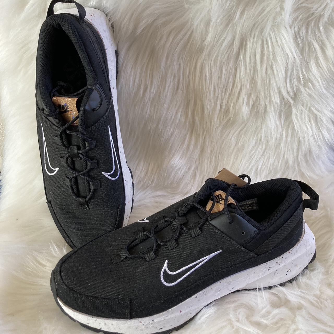 nike black crater remixa trainers
