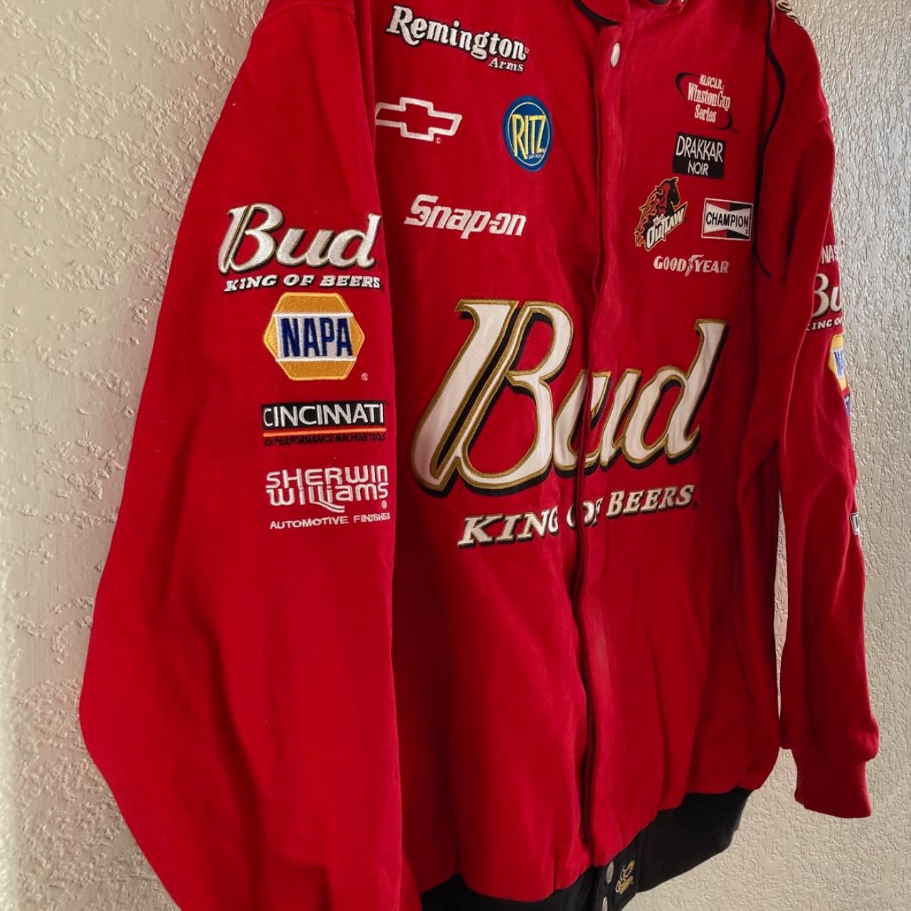 Vintage 2000s Chase Authentics shops Dale Earnhardt Jr Budweiser Nascar jacket