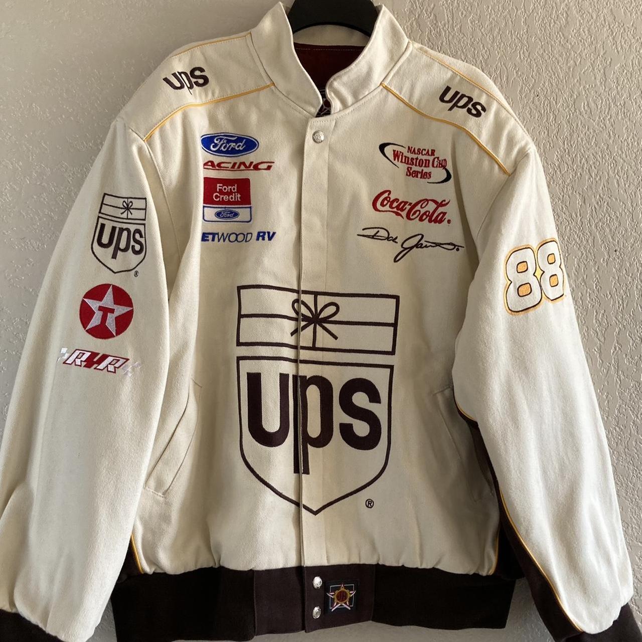NASCAR JH Design Dale Jarrett UPS Jacket Outer | Depop