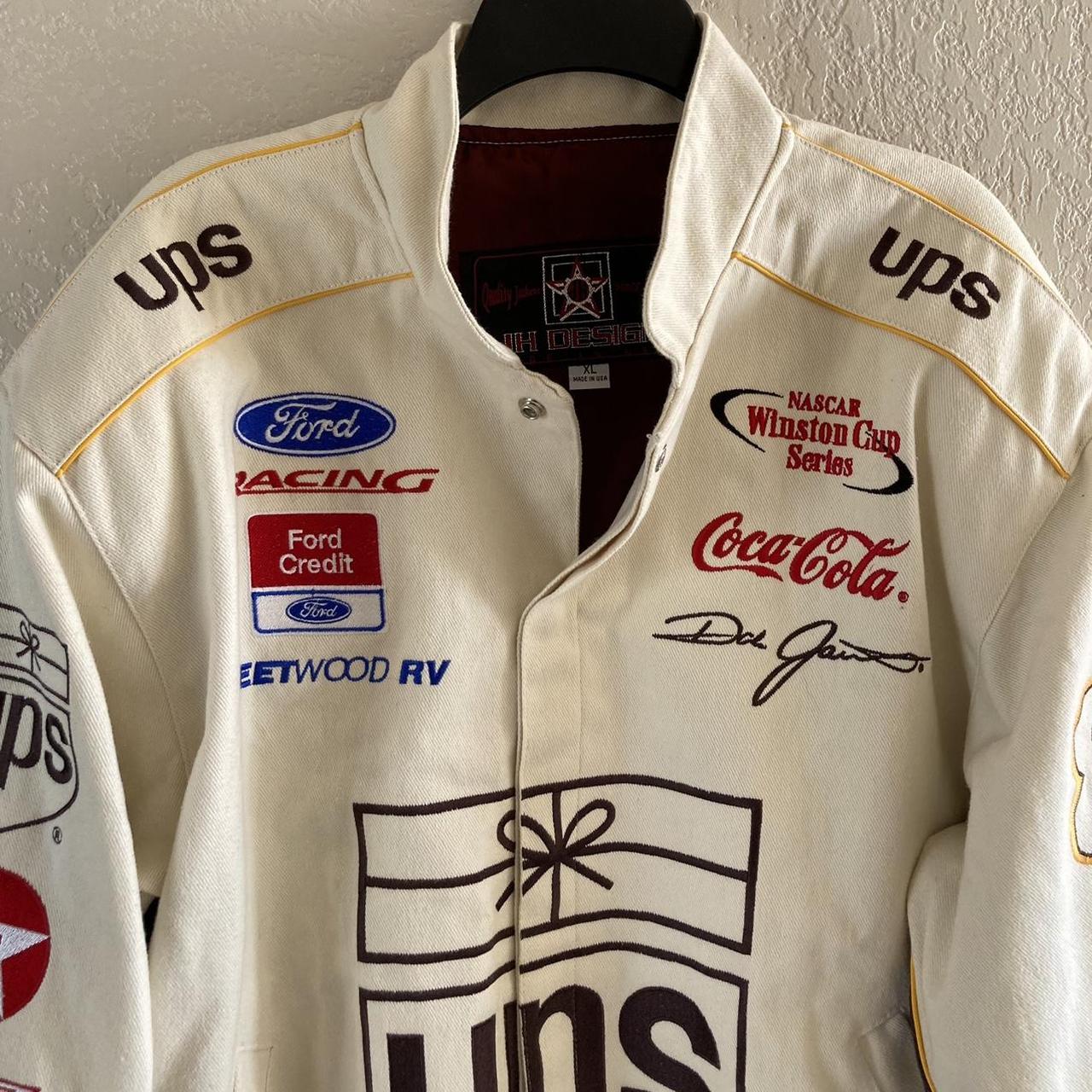 NASCAR JH Design Dale Jarrett UPS Jacket Outer | Depop