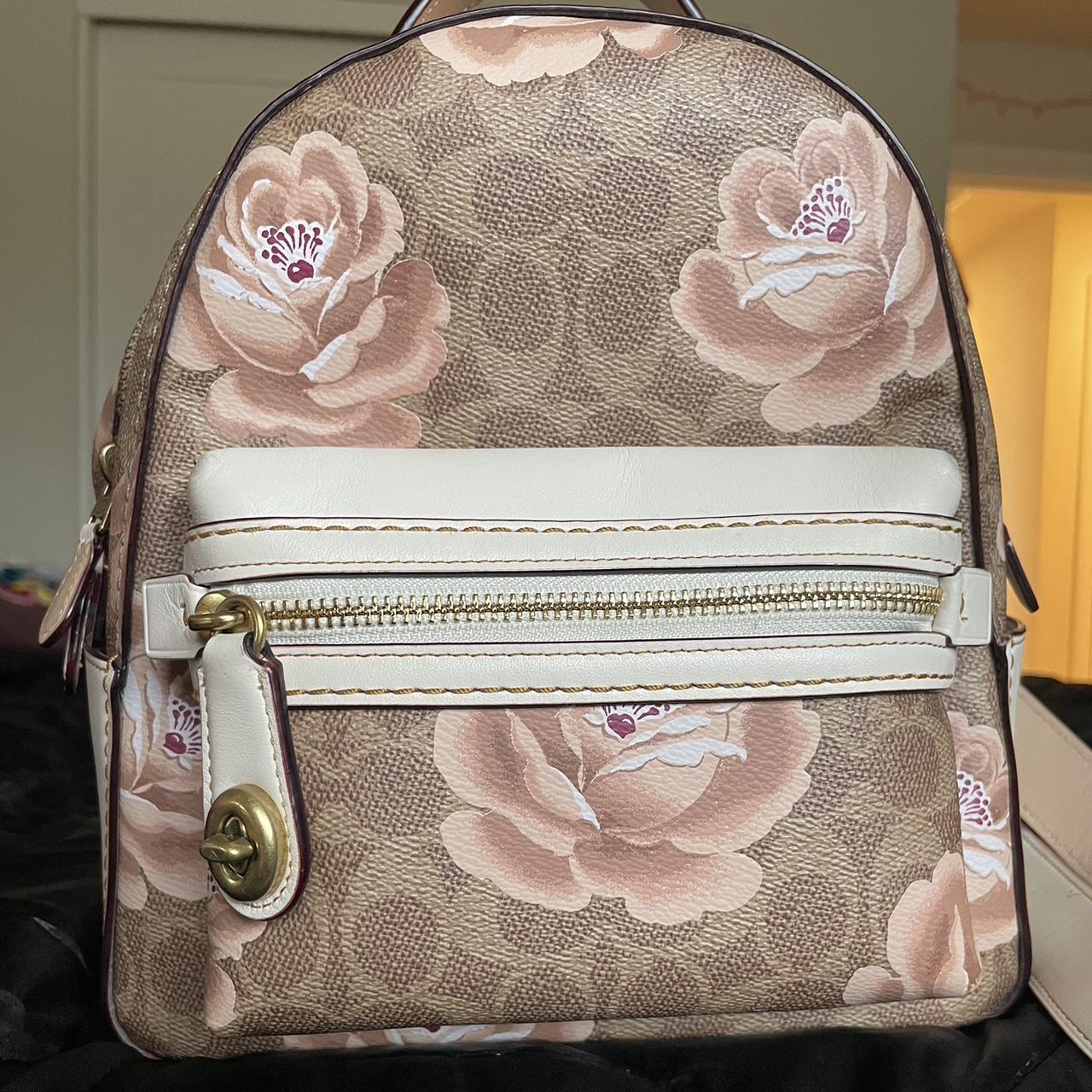 Coach Campus backpack 23 30954 signature rose Depop