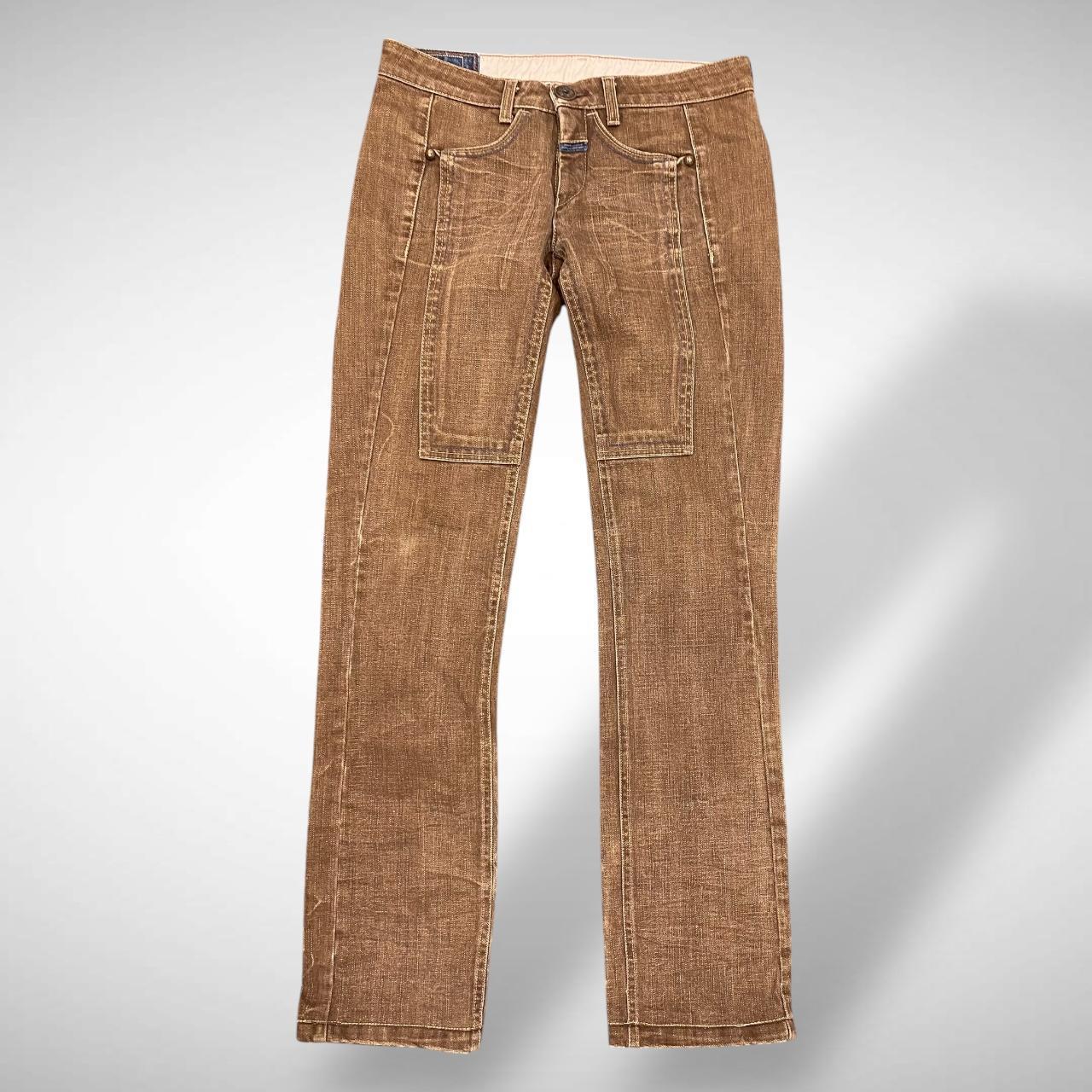 martithe francois girbaud brown denim