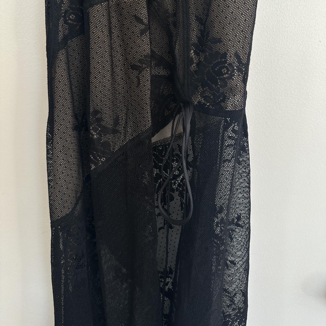 Fait Par Foutch Rossali Dress in Ebony... - Depop