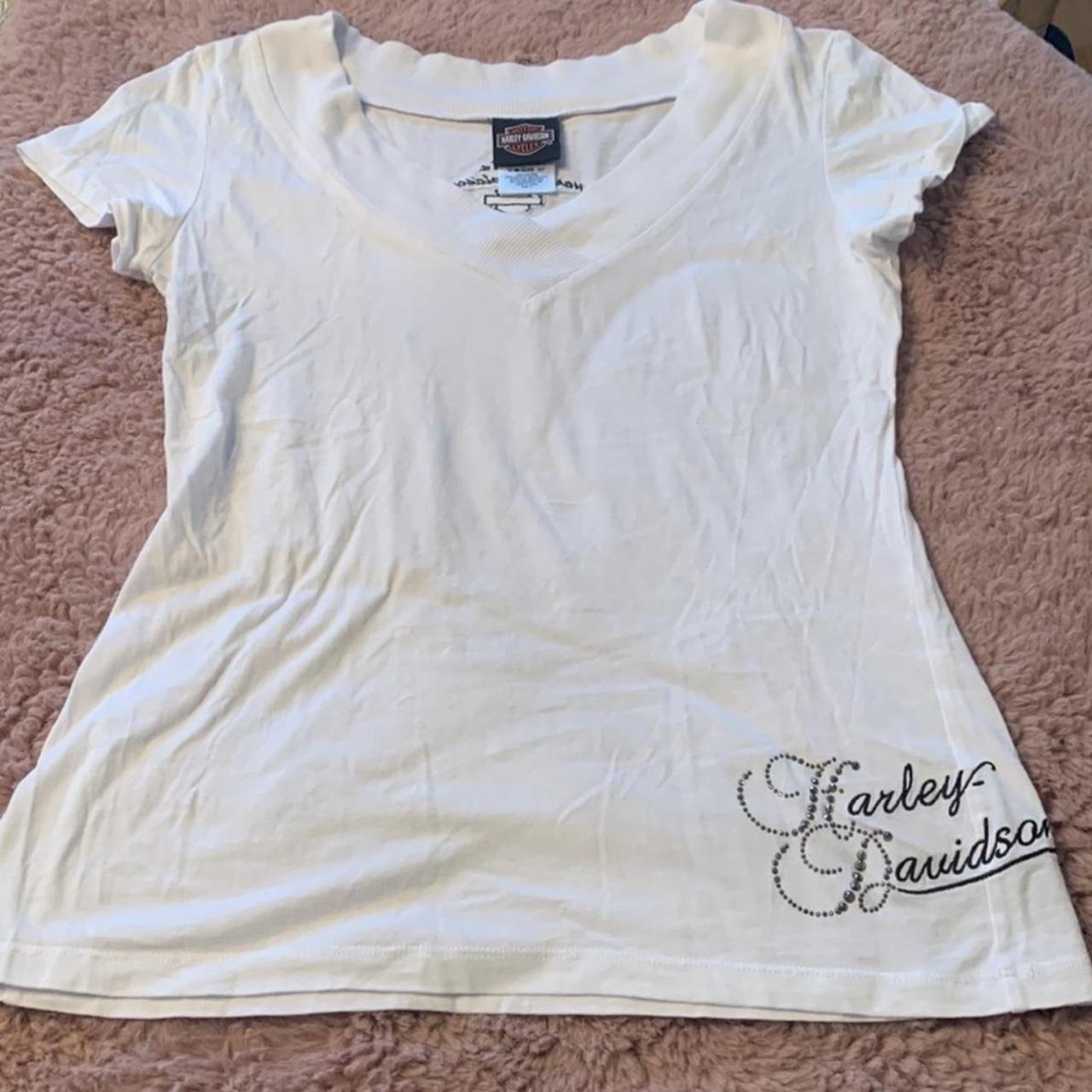 !DEPOP PAYMENT ONLY! Harley Davidson White... Depop