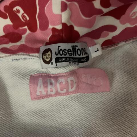 Josewong ABCD zipup hoodie/pink - トップス