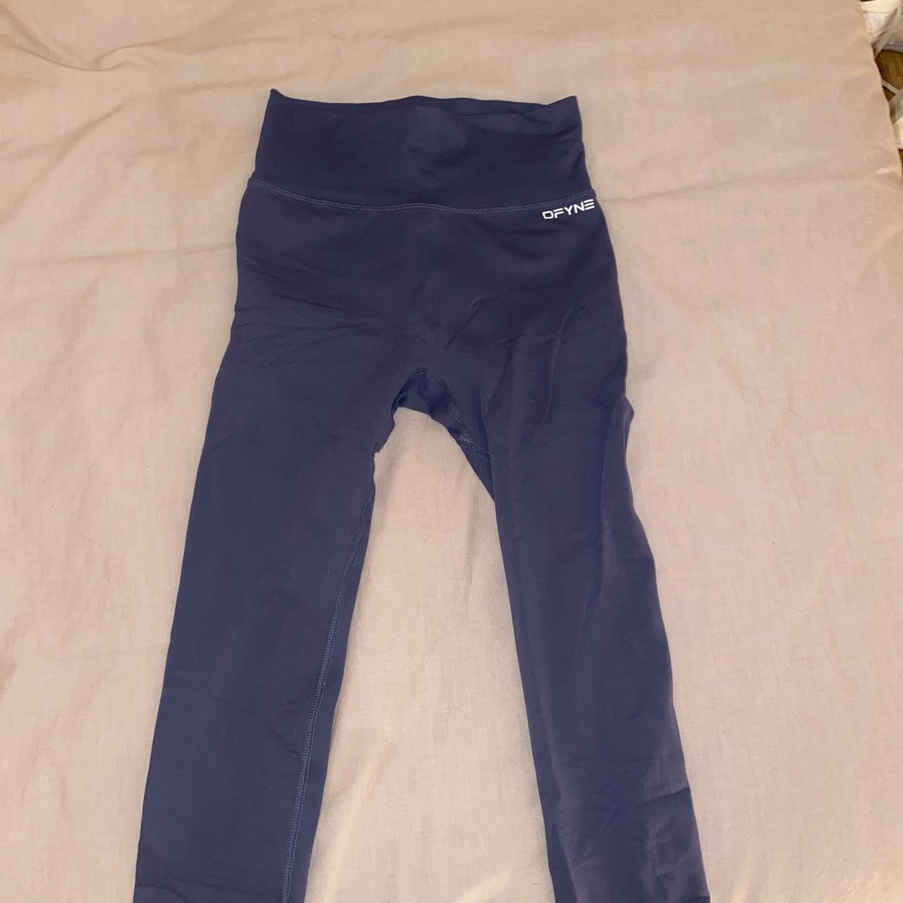 blue-dfyne-leggings-worn-three-times-depop