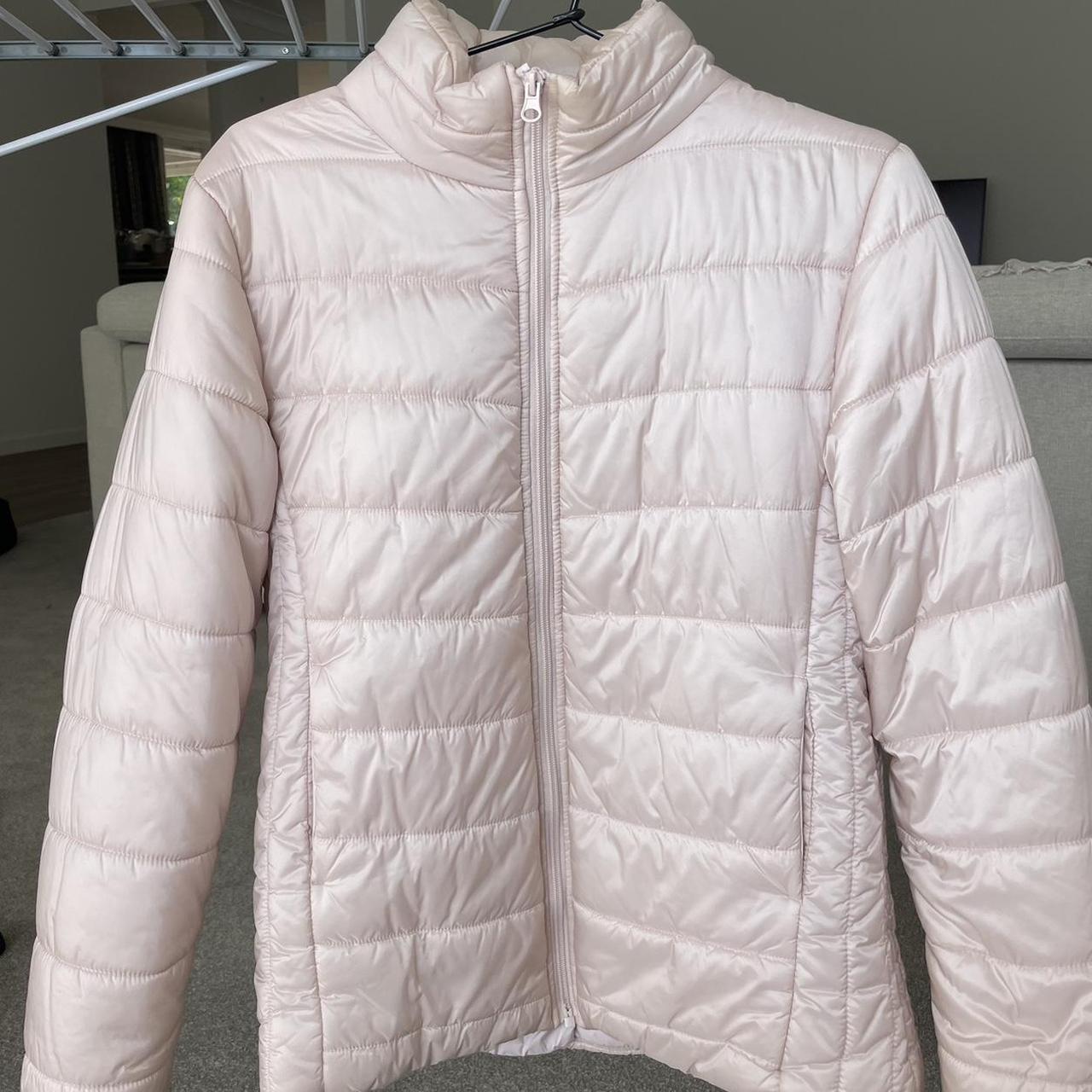 Kmart Anko Puffer Jacket Size 14 Light Blush Pink