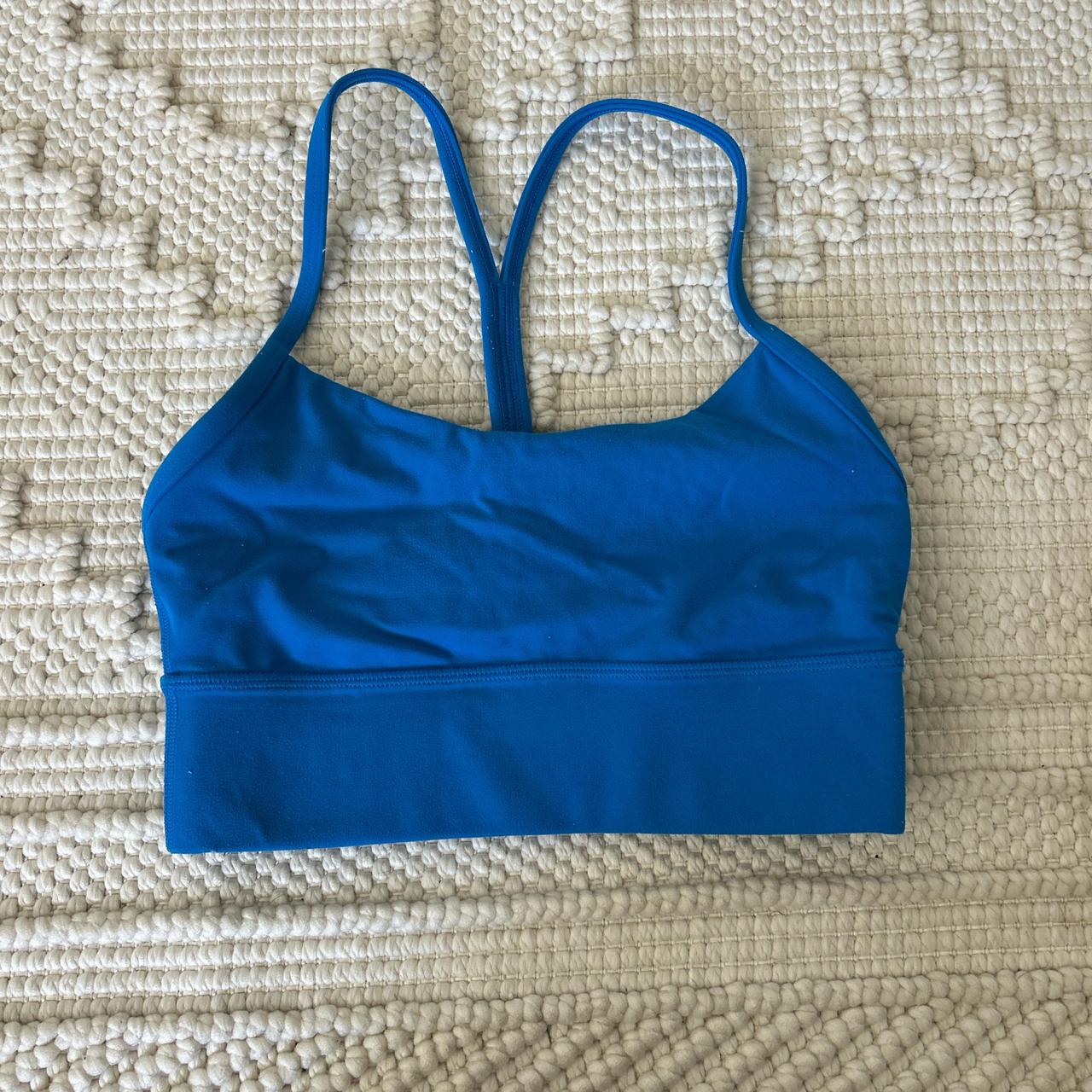 Size 2, Lululemon sports bra! cobalt