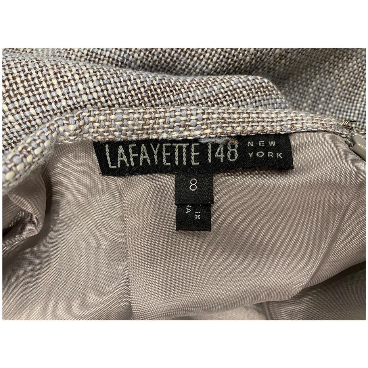 Lafayette 148 Plus Women's Grey Skirt | Depop