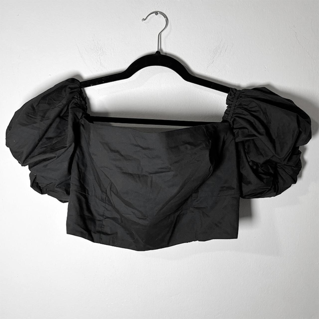 NWT Abercrombie Fitch Crop Puff Sleeve Top