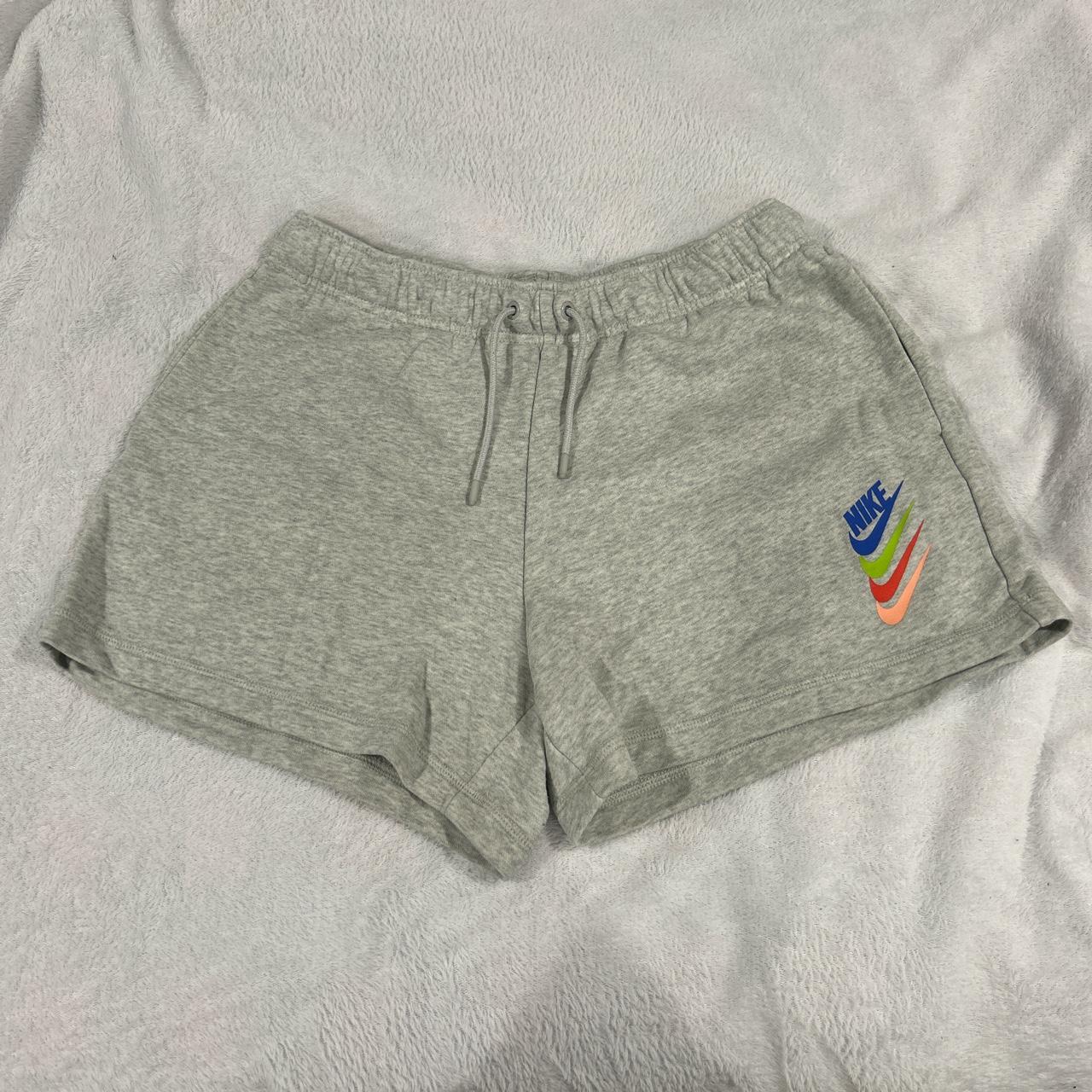 Grey Nike sweat shorts Depop