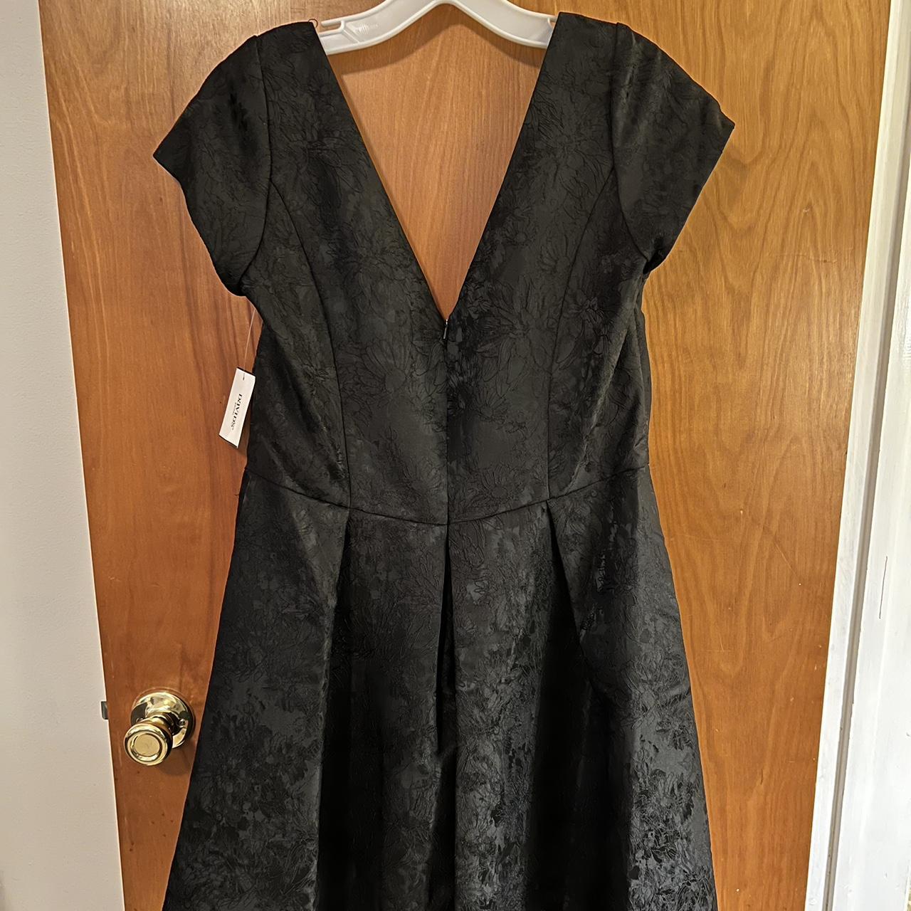 David’s Bridal black textured jacquard dress. Very... Depop