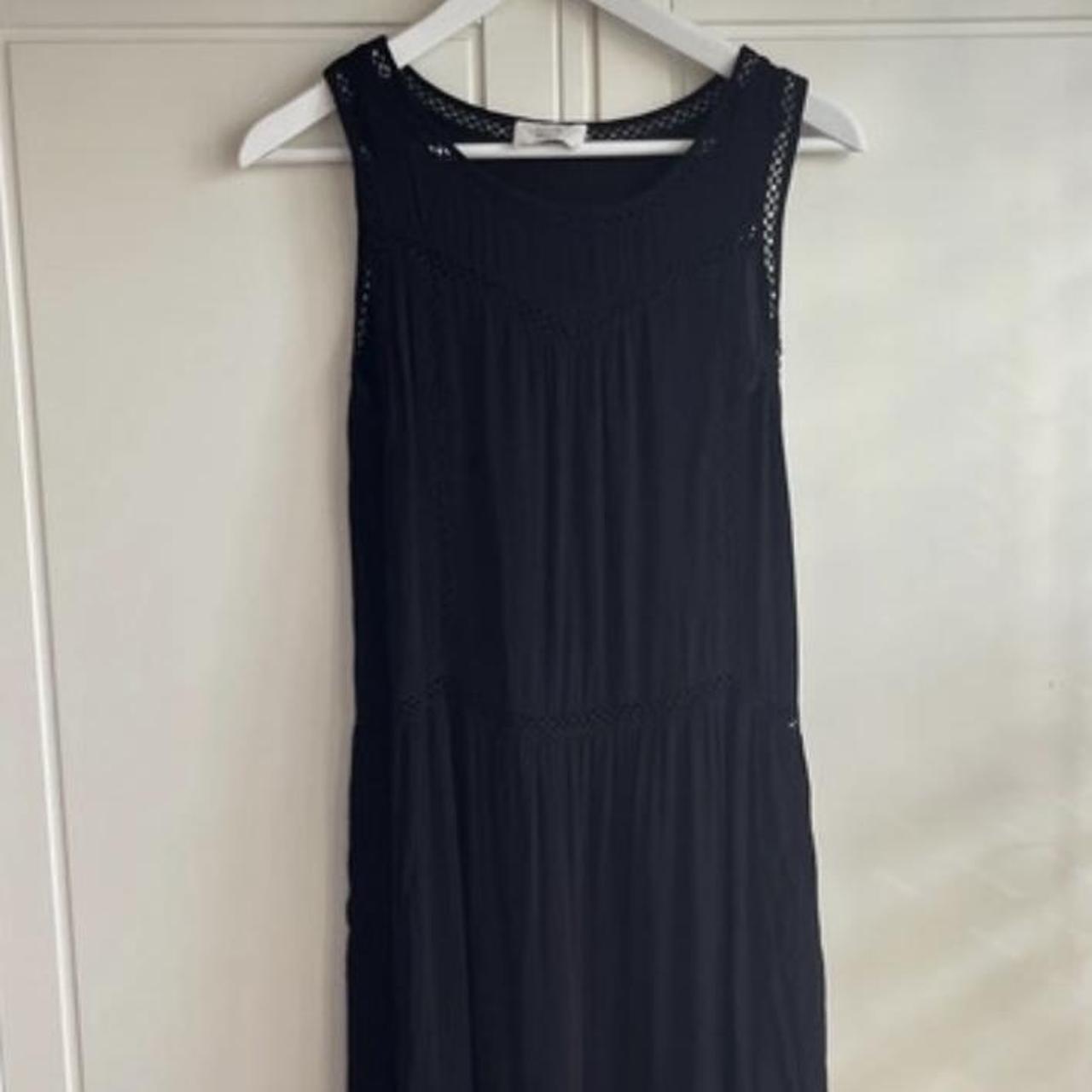 Lovely black maxi dress from hush size 8 - Depop