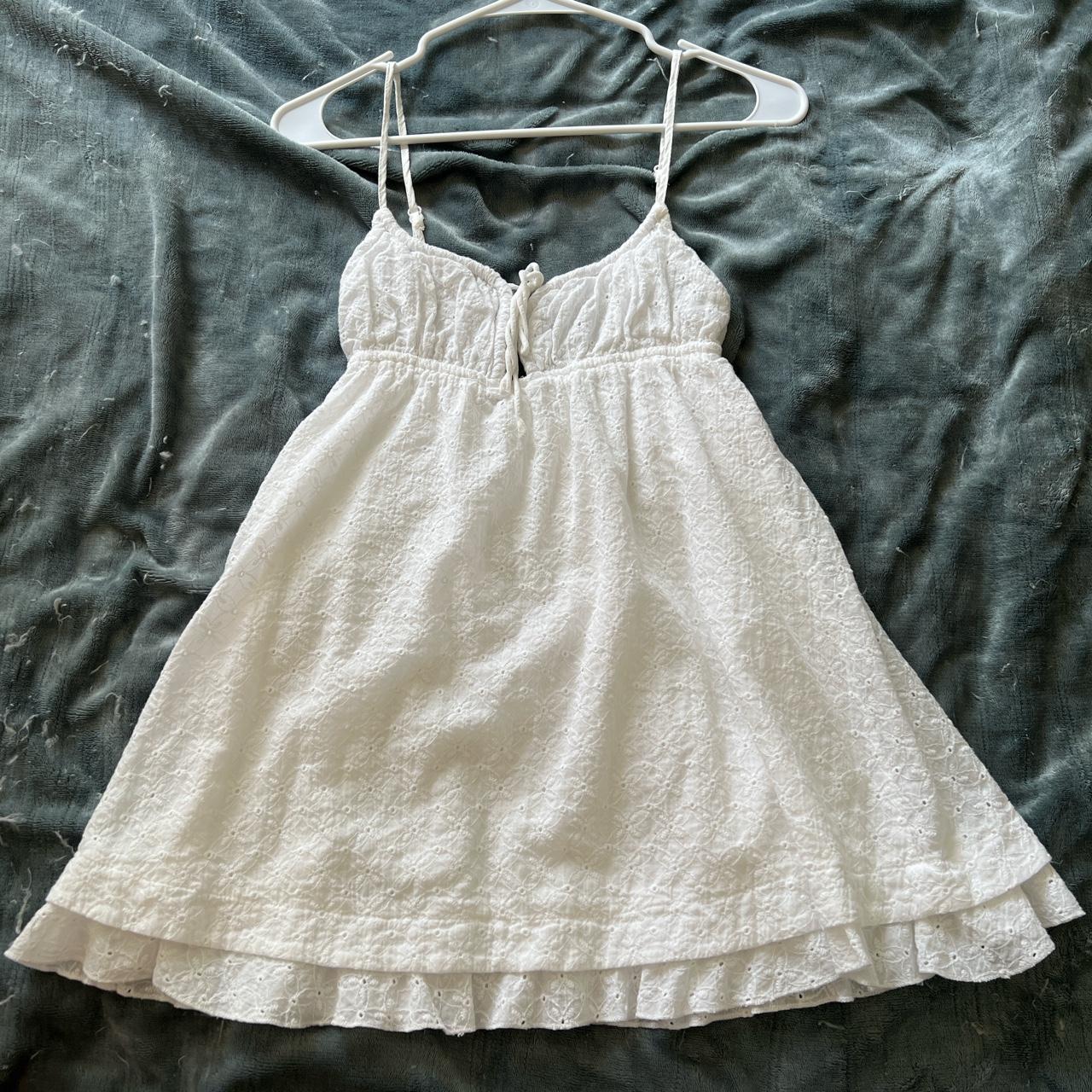 Princess Polly Women's White Dress | Depop