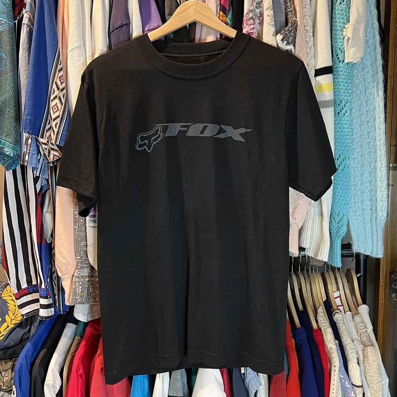 Fox Racing Men's Black T-shirt | Depop