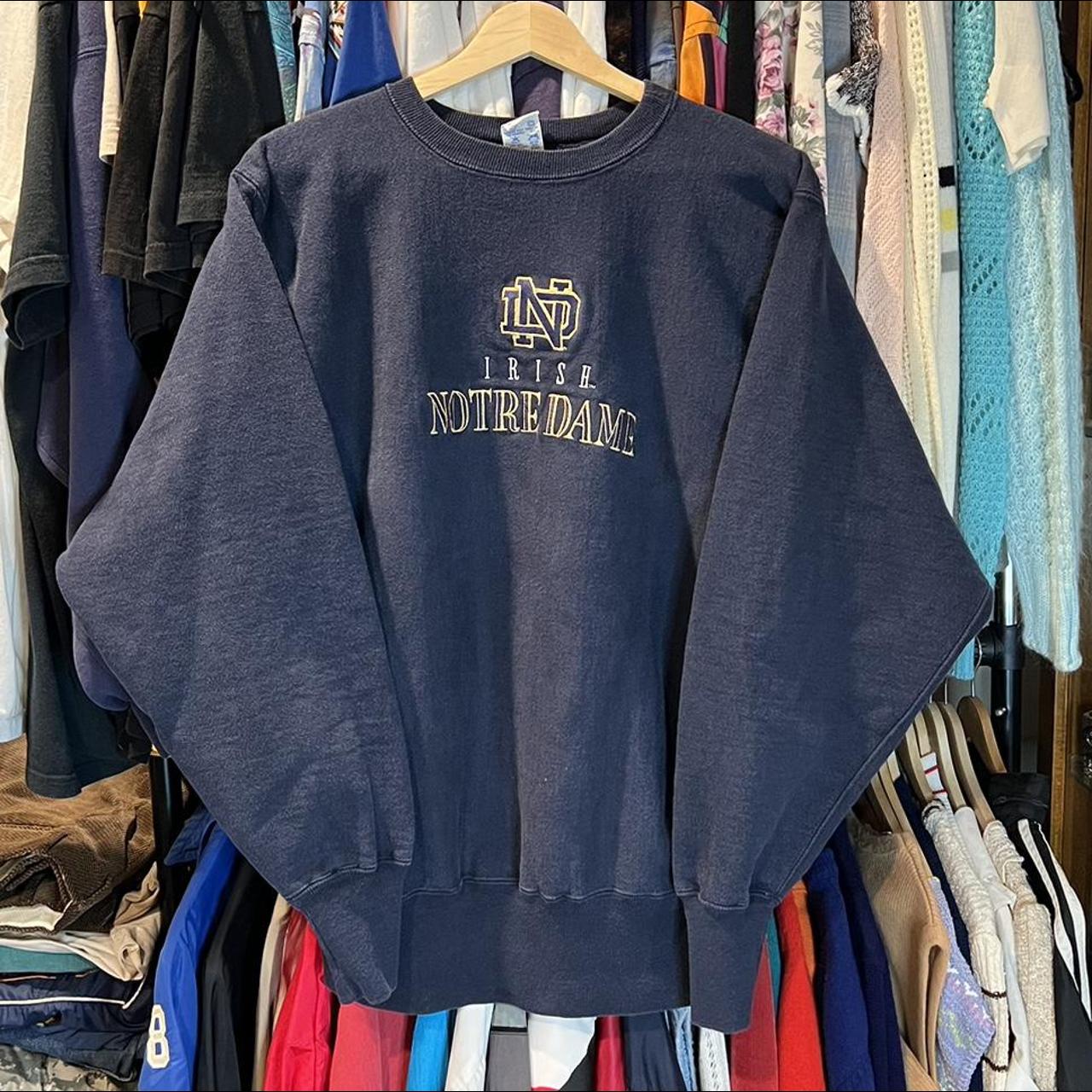 Vintage 90s Champion Reverse Weave Notre Dame...