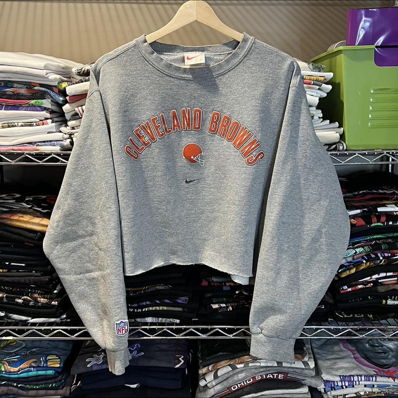 Vintage 90s Cleveland Browns NFL Retro Pullover - Depop