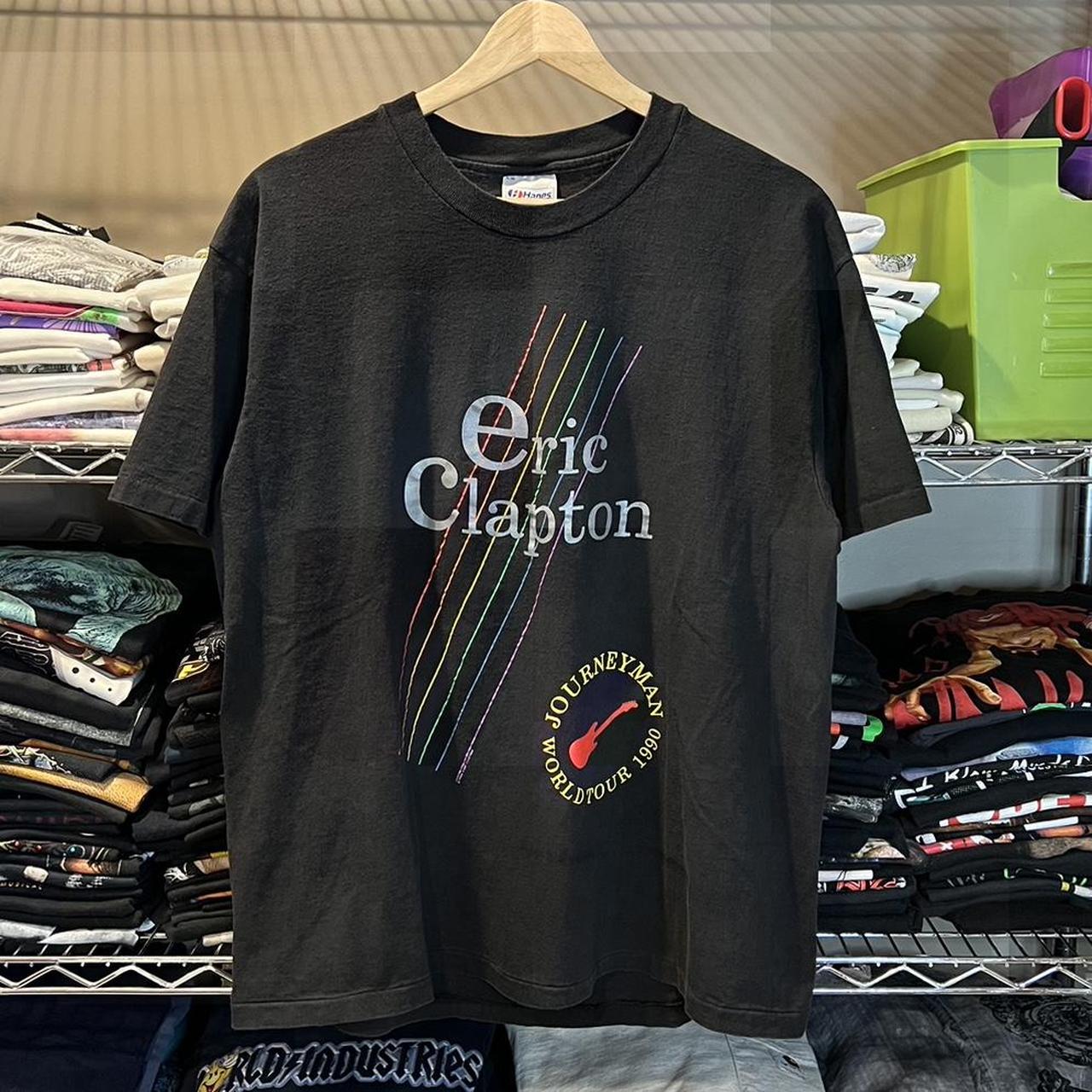 Vintage 1990 Eric Clapton Journeyman World Tour... - Depop