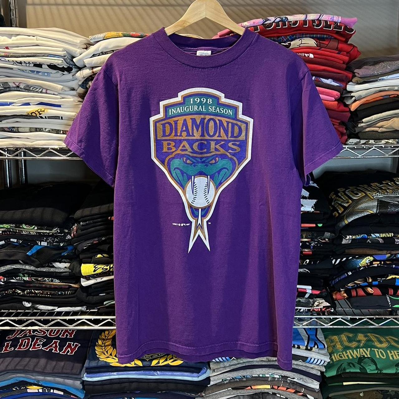 Vintage Arizona Diamondbacks 1998 Inaugural Season T Shirt Tee 