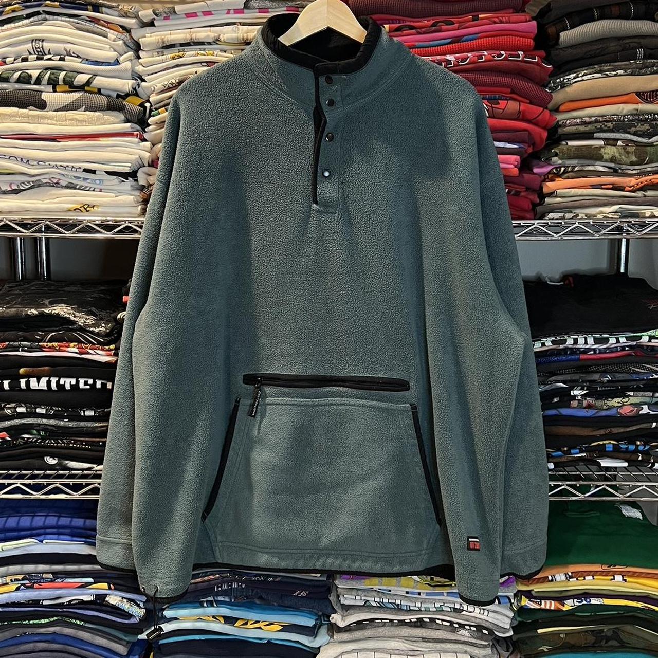 Vintage 90s Outersport Fleece Utility Front Pocket... Depop