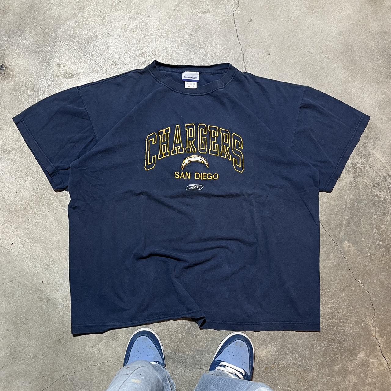 Early 2000s San Diego chargers shirt with - Depop