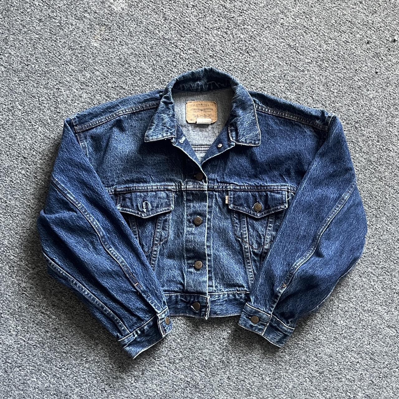 Vintage Levi’s Cropped Woman’s Denim... - Depop