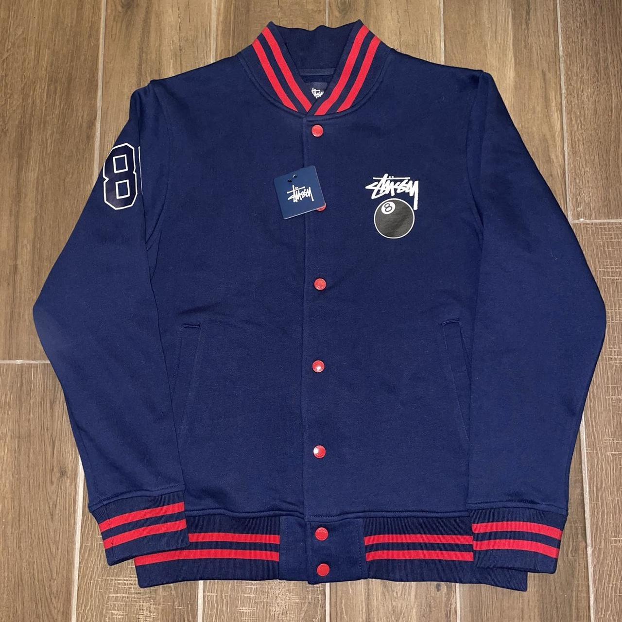 Stussy Casentino Wool Varsity Jacket size... - Depop