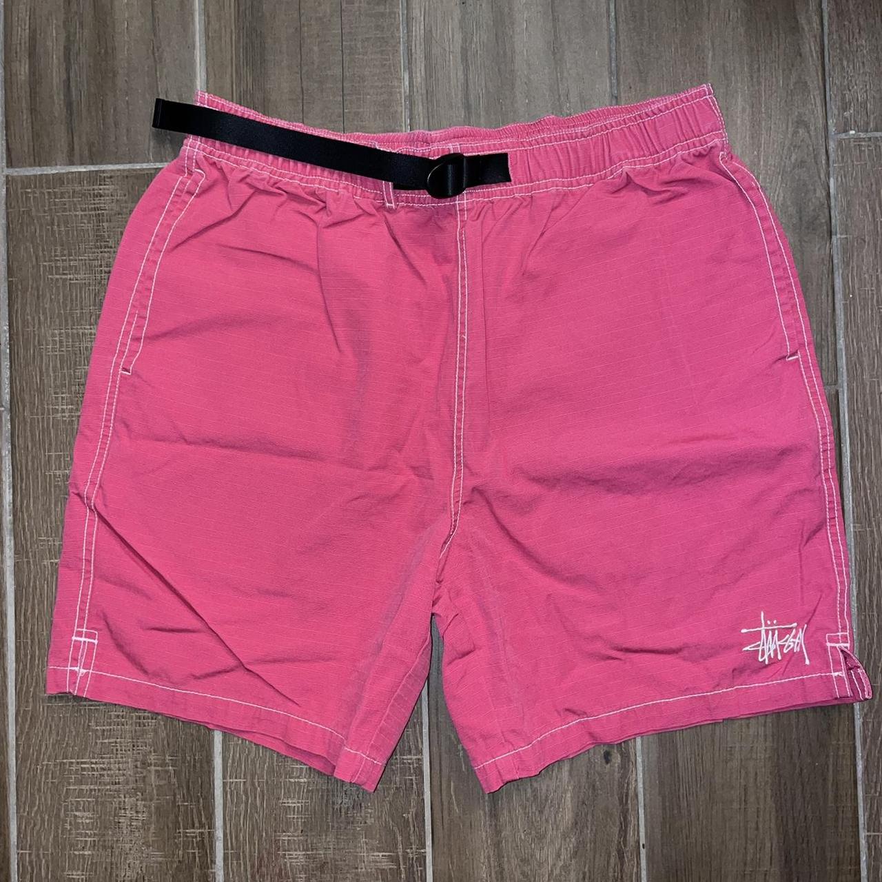 Stussy Ripstop Mountain Shorts Magenta Small With. Depop