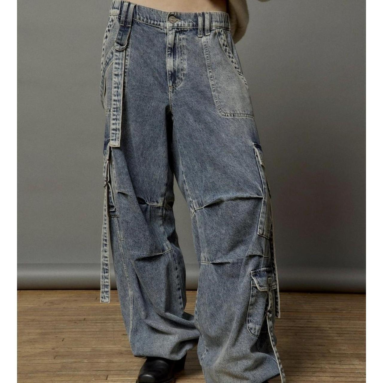 BDG Strappy washed Cargo Jeans 💓😍💫 >Brand new with | Depop