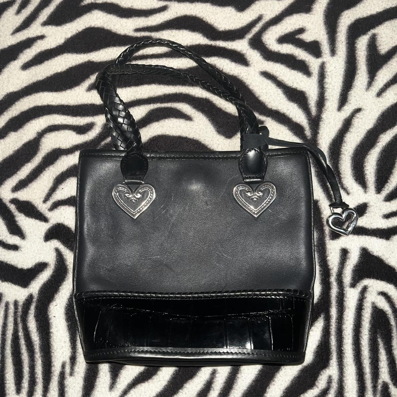 Women's Black and Silver Bag | Depop